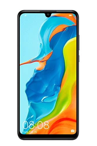Image of Huawei P30 Lite 128 GB 6.15 inch FHD Dewdrop Display Smartphone with 48MP AI Ultra-wide Triple Camera, 4GB RAM, Android 9.0 Sim-Free Mobile Phone, Dual Sim, UK Version, Black (Renewed)