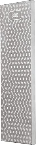 Image of Trend Diamond Sharpening Stone Kit, 8 x 3 Inch Double Sided (300/1000 Grit) Bench Stone with Pouch, Cleaning Block & Non-Slip Mat, DWS/CP8/FC