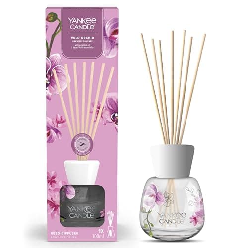 Image of Yankee Candle Signature Reed Diffuser | Wild Orchid | 100ml | up to 10 Weeks of Fragrance for Women