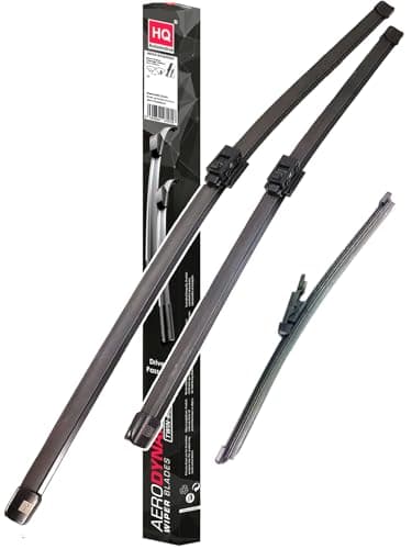 Image of HQ Automotive Wiper Blades for Mercedes B Class W247 (2018 and later) Front Rear Kit, Adm91-621|Hq4A13