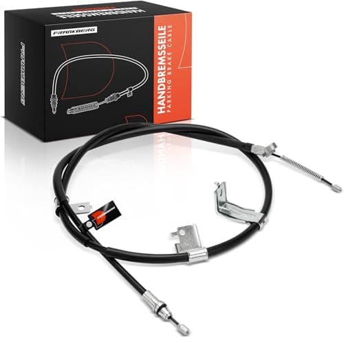 Image of Frankberg Handbrake Cable Rear Right Compatible with Qashqai +2 I J10 JJ10E NJ10 1.5L-2.0L 2007-2013 Qashqai II SUV J11 J11 1.5L 2013-2024 Replace# 36530JD00A