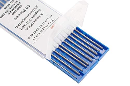Image of SenTECH TIG WC20 (Grey) Welding 1.6 mm x150 mm Tungsten Electrodes, Cerium 2%, Cerium Tungsten Electrode, Package of 10 Pieces
