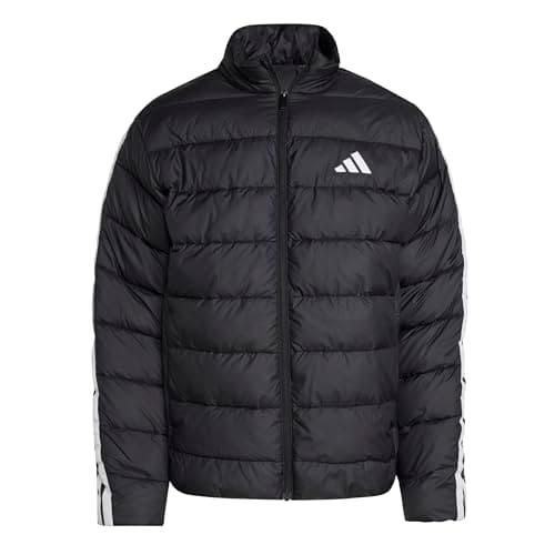 Image of adidas Men's Essentials CLIMAWARM 3 Stripes Synthetic Down Jackets, black, S