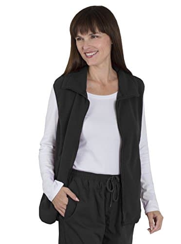 Image of Fashion Friendly Fleece Gilet/Body Warmer (Medium, Black)