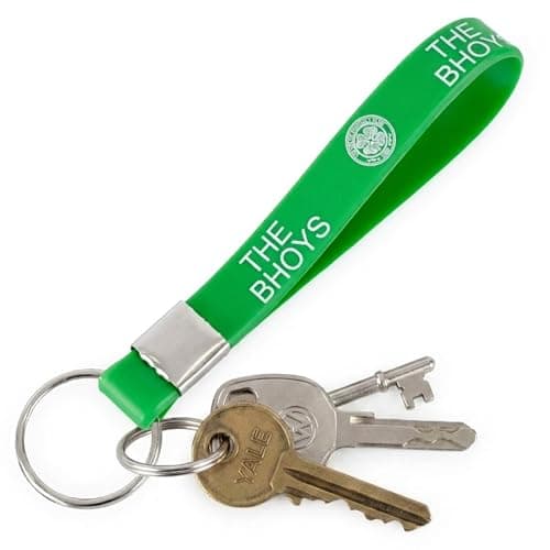 Image of Official Celtic F.C. Silicone Keyring - Official Merchandise For Fans of the Parkhead Club | Accessory for Fans