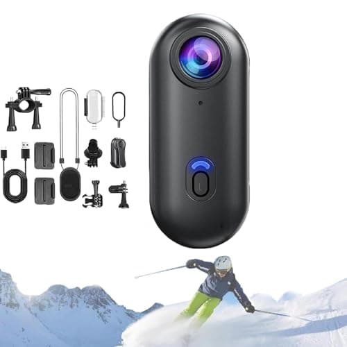 Image of Pov Capture Pro, POV Pro 4k Camera, Thumb Action Camera, Wearable Snap Cam, 170° Wide Angle, IPX7 Waterproof, Hands-Free Video Recorder for Cycling, Travel & Outdoor Use, 128G (Black,4K)