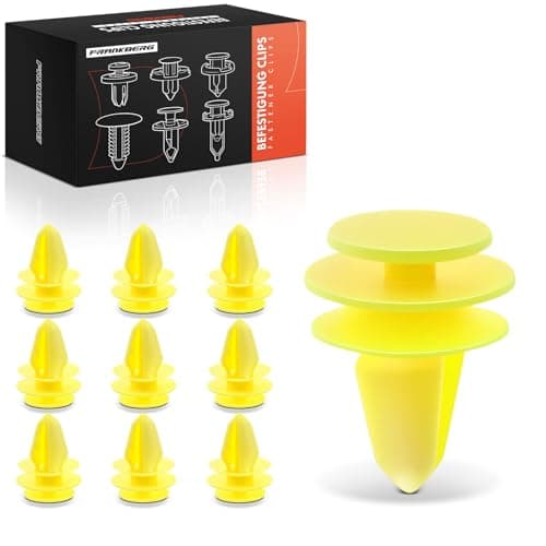 Image of Frankberg 10x Body Trim Clips Push Retainer Interior Paneling Compatible with Grand Cherokee IV WK WK2 Grand Cherokee III WH WK Durango Durango DN Durango Replace# 68085677AA