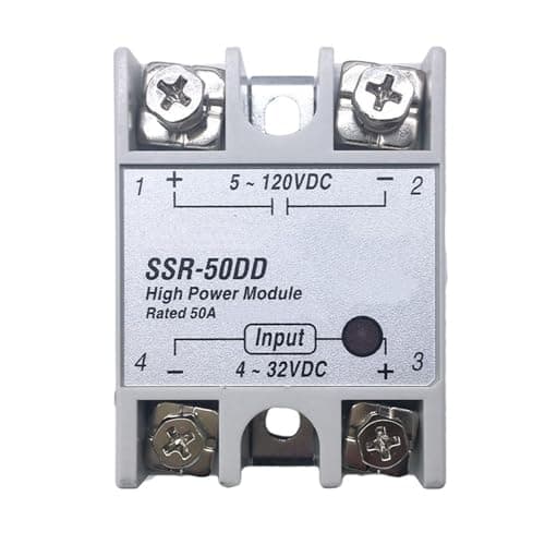 Image of Solid State Relay SSR-5/10DD/25/50/75DD-H(SSR-50DD 120VDC 50A)