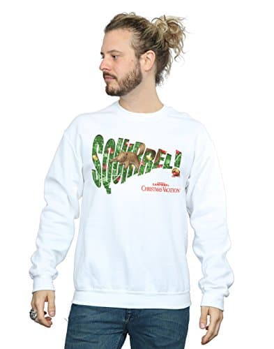 Image of National Lampoon's Christmas Vacation Men's Squirrel Tree Sweatshirt XXX-Large White