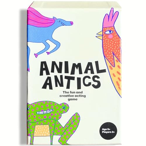 Image of Animal Antics – The Game That Gets Kids Roaring, Clucking & Rolling with Laughter | Card Game for Kids Age 5+ | Family Fun | Travel Game | Party Game | Great Gift Idea