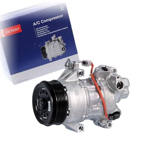 Image of DENSO A/C Compressor DCP50240 - OE-Quality Air Conditioning Compressor Replacement - Direct Fit Easy Install - Thermal Range AC Air Con