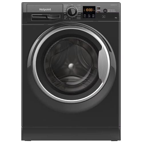 Image of Hotpoint NSWM 1046 BS UK 10kg 1400rpm Anti-Stain Washing Machine - Black