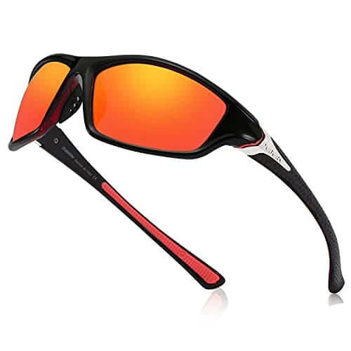 Image of HGDGears Polarized Sports Sunglasses for Outdoor Cycling Driving Golf Running Fishing,Lightweight Frame Eyewear Sun Glasses(UV400 Unisex)