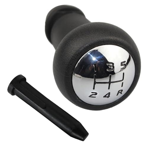 Image of Xiciki 5-Speed Manual Gear Shift Knob, Gear Stick Knobs for Peugeot 206 207 307 308 407 Partner and Citroen C2 C3 C4 C5, Direct Replacement for OEM 2403AJ 2403CN
