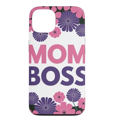 Image of Humorous "Mom Boss" Motherhood Boss Case for iPhone 13