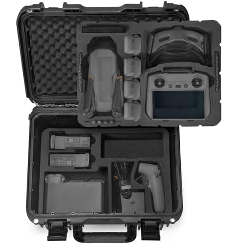 Image of LEKUFEE Waterproof Hard Case for DJI Air 3S/3,Fly More Combo,DJI RC Pro 2/RC 2/RC N3/N2,Goggles 3/2/Integra,RC Motion 3/2 and Accessories(Case Only)