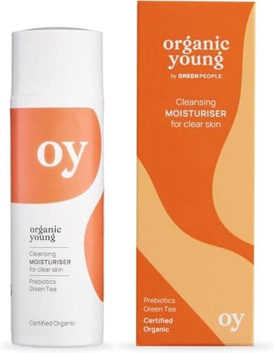 Image of Green People Oy Clear Skin Moisturiser - Organic Young for Teen Skin - Paraben & Alcohol Free - Vegan, 50ml
