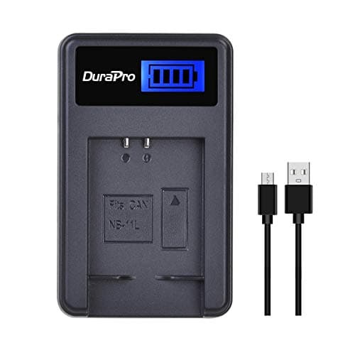 Image of DuraPro Rapid LCD USB Charger Replacement for Canon NB-11L / NB-11LH Battery; Canon PowerShot A2300 IS, A2400 IS, A2500, A2600, A3400 IS, A3500 IS, A4000 IS, ELPH 110 HS, ELPH 115 HS