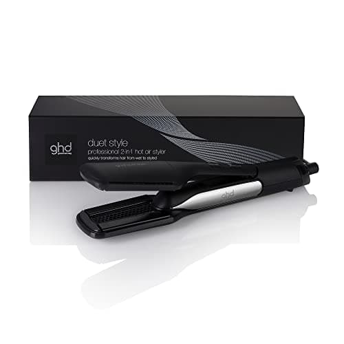 Image of ghd Duet Style 2-in-1 Hot Air Styler in Black - Transforms Hair From Wet to Styled with Air-fusion Technology, Black