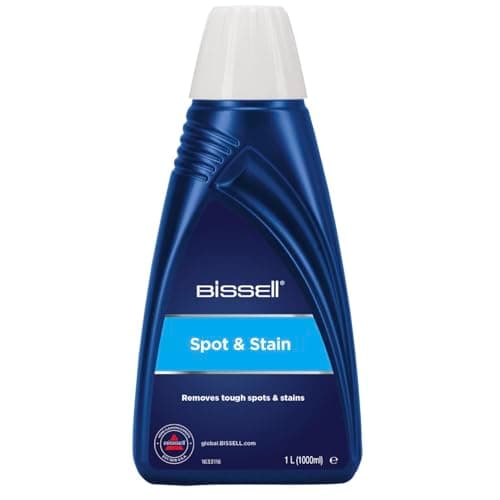 Image of BISSELL Spot and Stain Formula, Rug Cleaner Removes Tough Spots & Stains, Stain Remover for Use In Compact Carpet Cleaners, Carpet Cleaning Solution, Upholstery Cleaner Solution,1L, 1084N