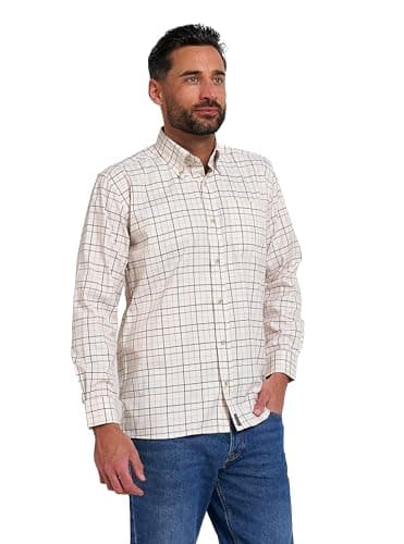 Image of JACK PYKE Countryman Check Shirt Brown Medium