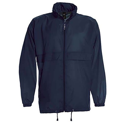 Image of B&C Sirocco Men's Lightweight Jacket Colour=Navy Blue Size=M