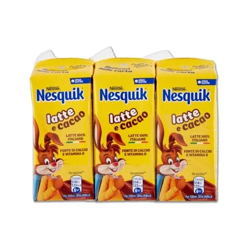Image of Nesquik Agita e Gusta Milk and Chocolate Ready to Drink 3 x 180 ml