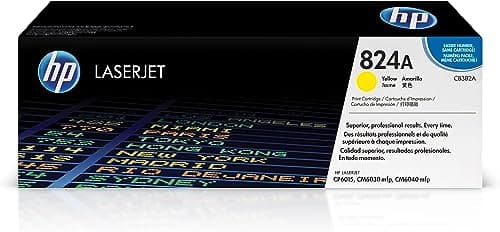 Image of HP CB382A 824A Original LaserJet Toner Cartridge, Yellow, Single Pack