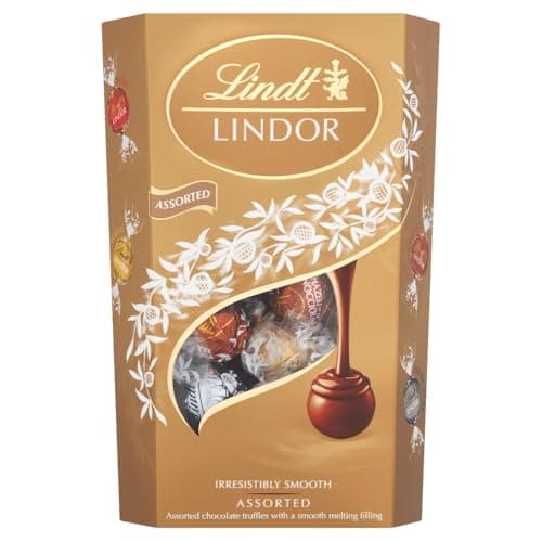 Image of Lindt Lindor Assorted Chocolate Truffles Box, 337g