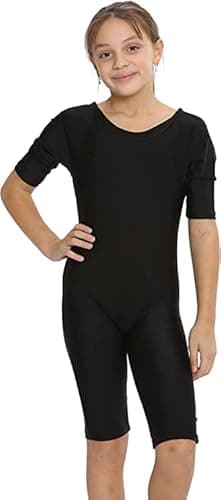 Image of INSAFIANS One Piece Swimming Suit for All Ages, Kids, Adult Swimwear for Girls, Boys, Kids, Men, Women (Black, 38 (Adult Small Size))