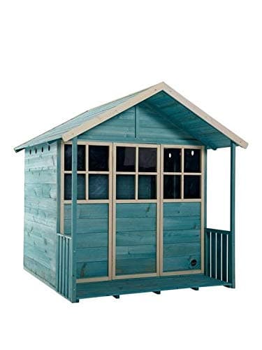 Image of Plum Deckhouse Wooden Playhouse Teal