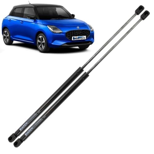 Image of BIAREN 2x Rear Tailgate Boot Gas Struts For Suzuki Swift Mk5 (2017-2023) Lift Support System 245 (N) 538 MM 8185052R00 8185052R01 8186052R00 8186052R01