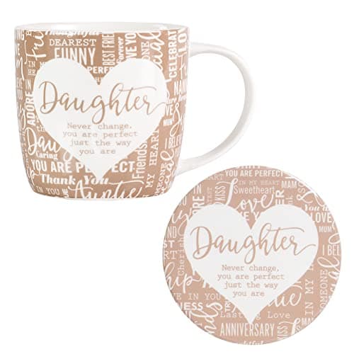 Image of Said with Sentiment 7151 Daughter Mug & Coaster Set