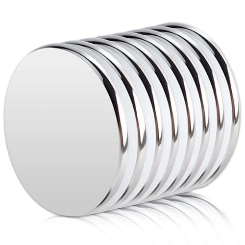 Image of 25x2mm Fridge Magnets, Super Strong Neodymium Magnets Muti-Use Crafts Magnets, Heavy Duty Magnets Round Magnets for Crafts, Small Disc Rare Earth Magnets for White Board, DIY, Billboard in Home