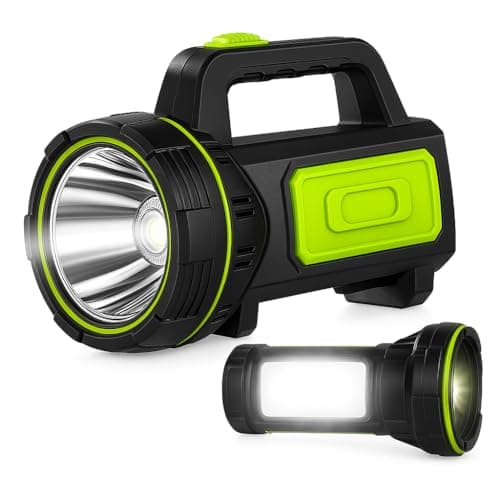 Image of NIANPU Ultra-Bright LED Rechargeable Torch – 1000LM Handheld Flashlight 1200mAh, 2 Modes, Compact & Waterproof (IPX5) – Perfect for Camping, Outdoor Activities & Emergency Use