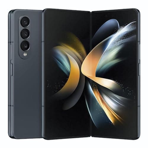 Image of Samsung Galaxy Z Fold4 256GB Grey/Green 7.6 5G ((Renewed)