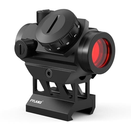 Image of Fyland Red Dot Sight – Rifle Scope High Precision 4 MOA with 1 inch Riser Mount, adjustable red dot brightness & Waterproof Design
