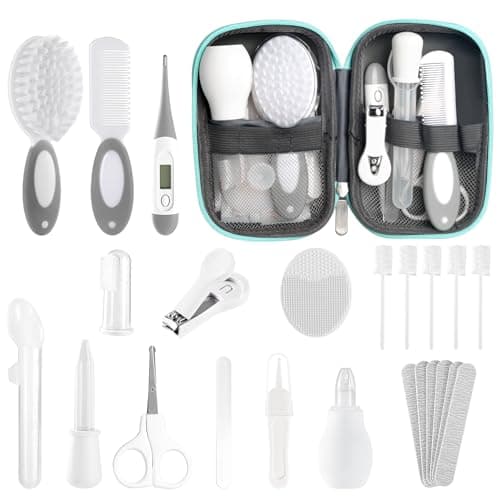 Image of Baby Healthcare and Grooming Kit for Newborn Kids, 24PCS Upgraded Safety Baby Care Kit, Newborn Nursery Health Care Set, Baby Care Product