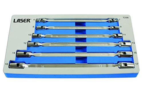 Image of Laser 7256 Flexible Socket Spanner Set 6pc