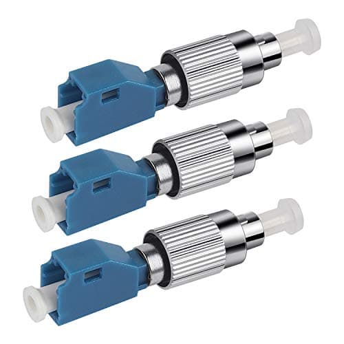 Image of MSDADA 3 Pcs Visual Fault Locator Adapter, Fiber Optic Connector, Single Mode 9/125um FC Male to LC Female Adapter for VFL Connector