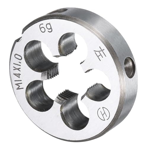Image of sourcing map Round Threading Die M14 x 1.0 Metric Thread Left Hand Screw Cutting Fixed Dies, Alloy Tool Steel Tapping Repair Tool