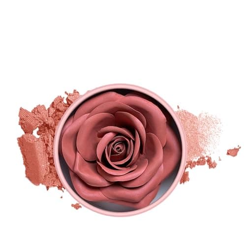 Image of ETUCYNG Face Blushes,Natural Blush | 3D Rose Petal Long-Lasting Lightweight Buildable Rouge Blusher for Cheek Women Girls Parties Gathering Events