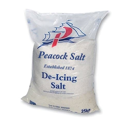 Image of 2 X 25KG Premium Quality White Rock Salt DEICING for Snow and ICE Frost MELT
