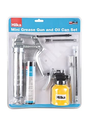 Image of Mini Grease Gun and Oil Can Set, Silver