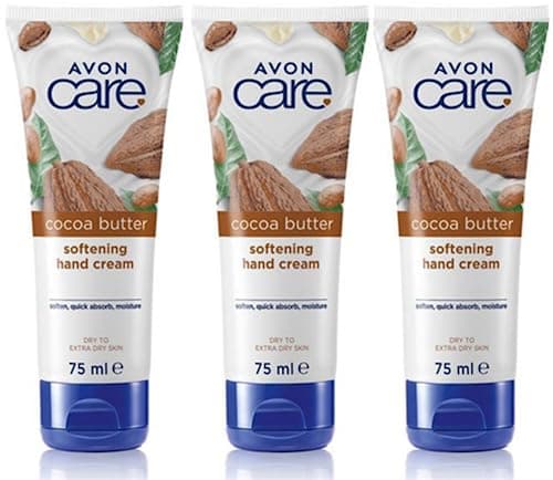 Image of Avon Care Cocoa Butter Softening Hand Cream 75ml - Pack of 3