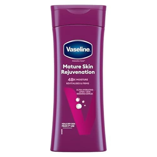 Image of Vaseline Intensive Care Mature Skin Rejuvenation Body Lotion revitalises and firms with 48h moisture for maturing dry skin 400 ml