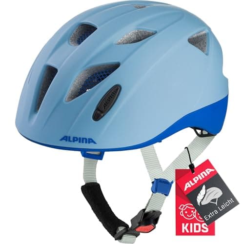 Image of ALPINA XIMO L.E. Unisex Children's Bicycle Helmet, Smoke-Blue, 47-51 cm