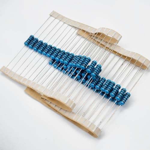 Image of Innfeeltech 50 Pcs 1W 1% Tolerance 100 Ohm Metal Film Resistor Resistance for DIY Project and Experiments