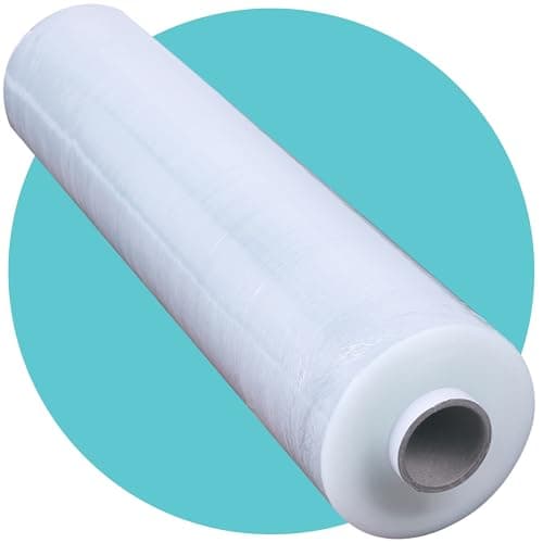 Image of Triplast Pallet Stretch Wrap Roll (400mm x 250m) - Pick Qty & Colour - Heavy Duty Plastic Luggage Shrink Wrap & Strong Industrial Cling Film for Removals & Warehouse Packaging Use (Clear, 1 Roll)