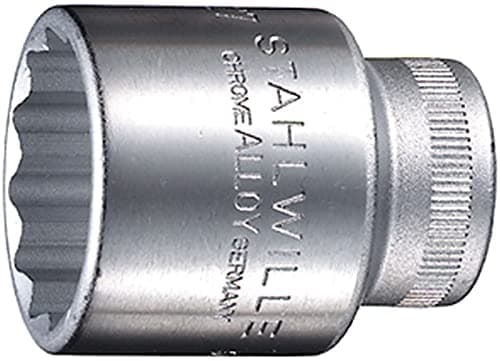 Image of Stahlwille STW5012 1/2-Inch Drive 12 mm Bi-Hexagon Socket - Silver